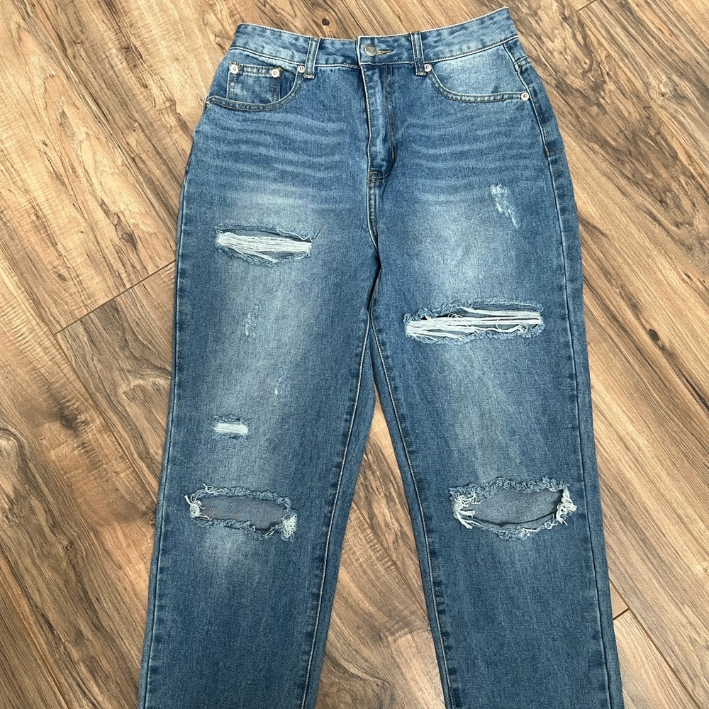 Nasty Gal Distressed Denim